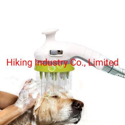 Pet Massage Shower Sprayer Massage Brush Dog Bath Brush Shower