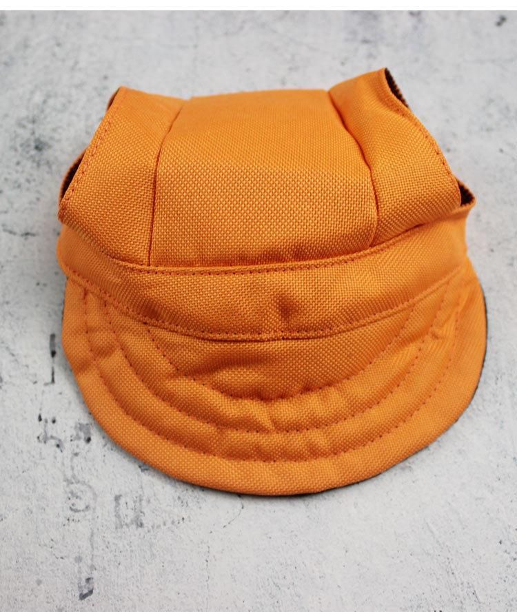 Dog Clothing Accessorized with a Baseball Duck Tongue Sunshade Hat