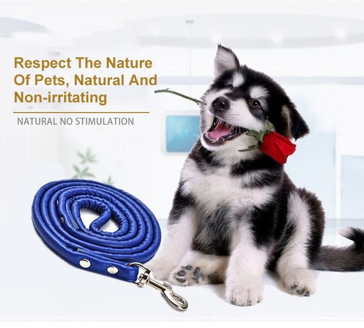 Fashion Multicolor Large Running Tracking Reflective Soft Handle PU Padded Rope Pet Dog Leash