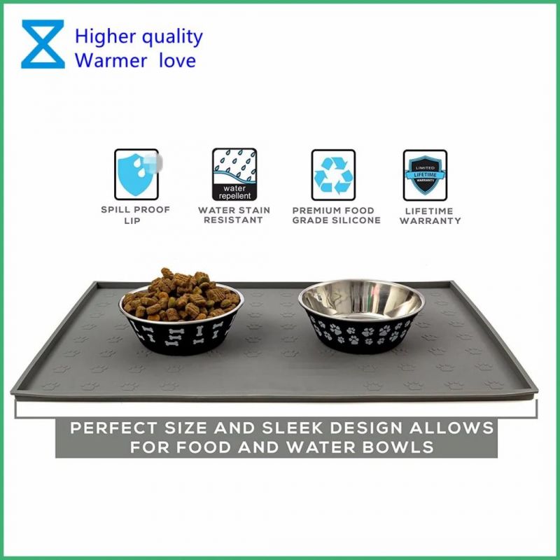 High Quality Silicone Pet Feeding Mats for Dog Cats with Eco-Friendly Materials