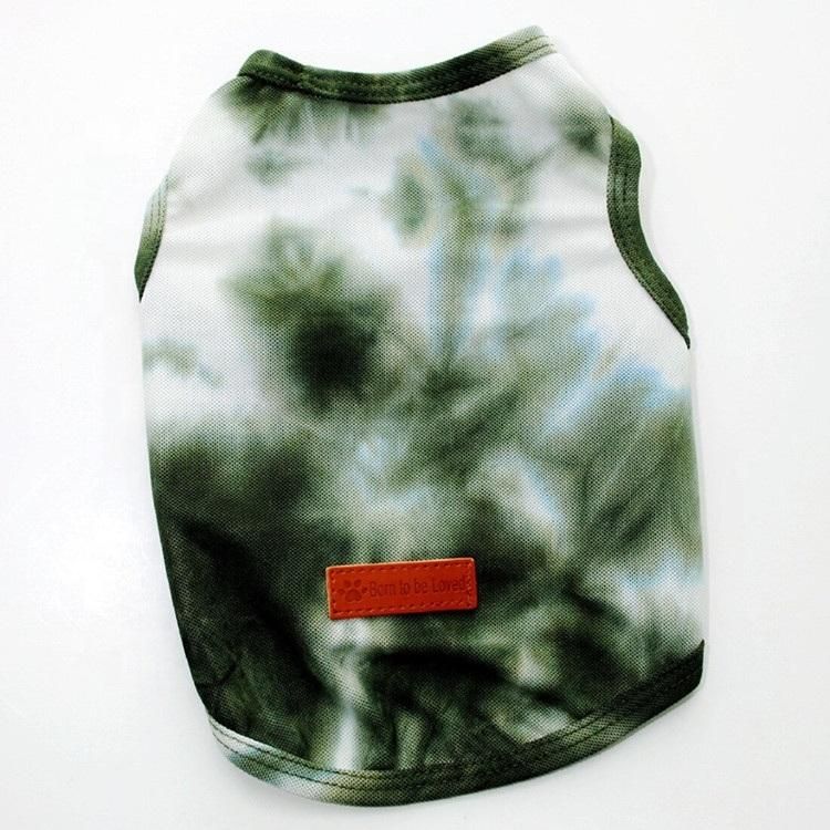 New Design Fashion Tie-Dye Dog Cooling Vest Summer Dog Clothes