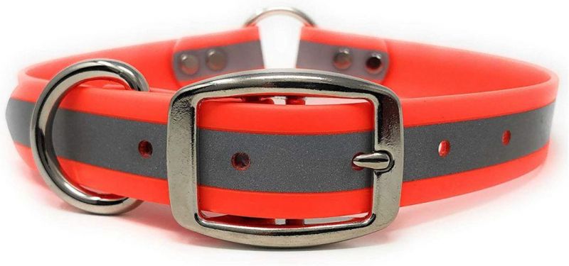 Heavy Duty Reflective Dog Collar – Adjustable Dog Collar with Durable Metal Buckle Dog Collar