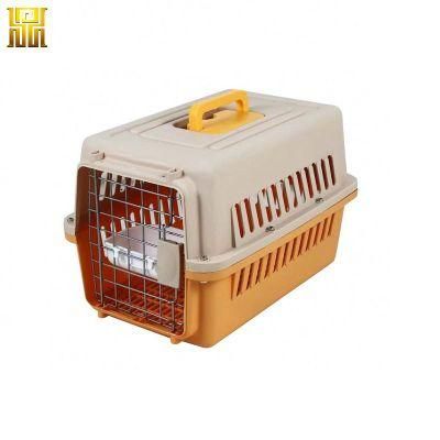 Airline Travel Approved Medium Size Dog Cage Plastic Portable Pet Carrier