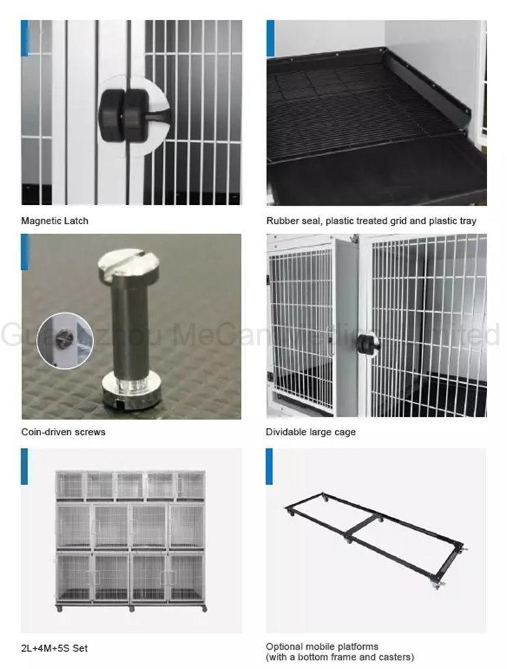 Flat Packed Professional Modular Cage with Solid Walls