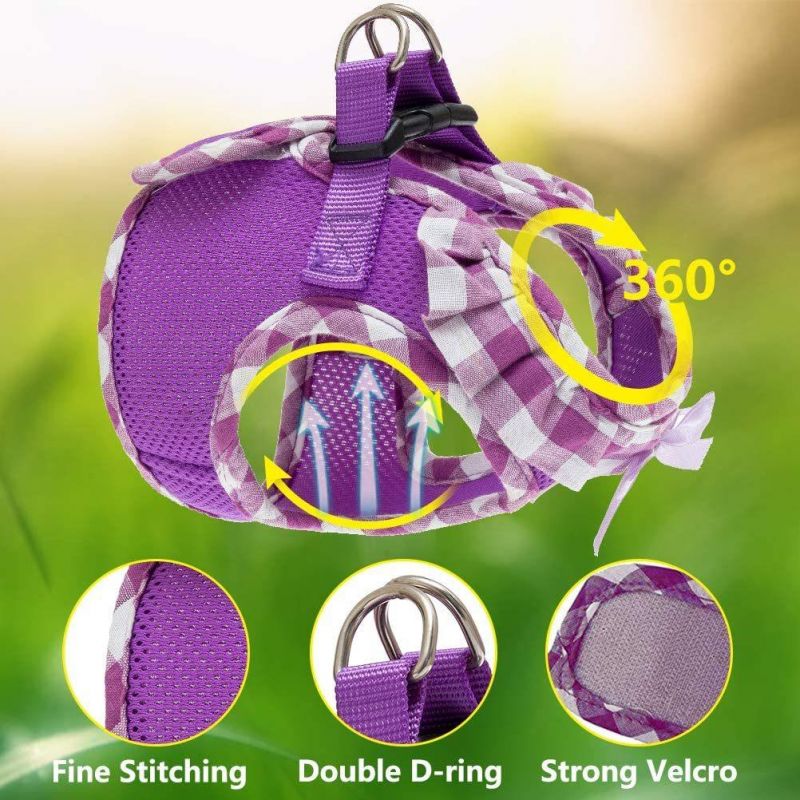 Comfortable Soft Mesh Padded Cat Dog Harness