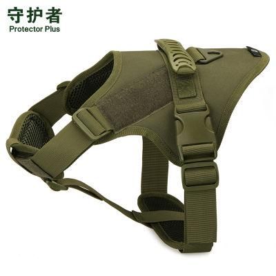 Military Style Dog Harnesses with Padded Vest Tactical Vest for Dog