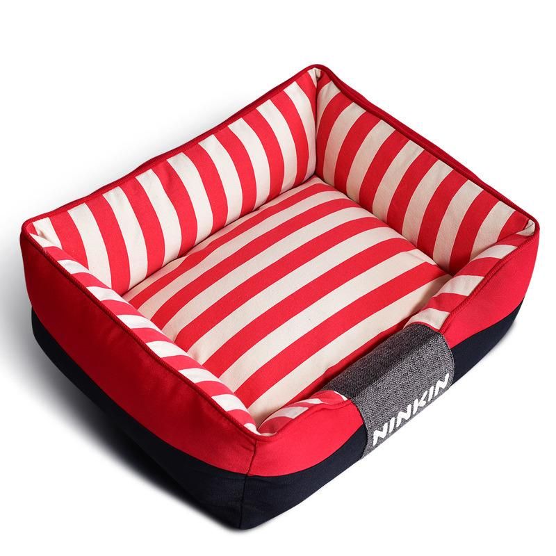 Square Pet Bed Dog Bed with Prints