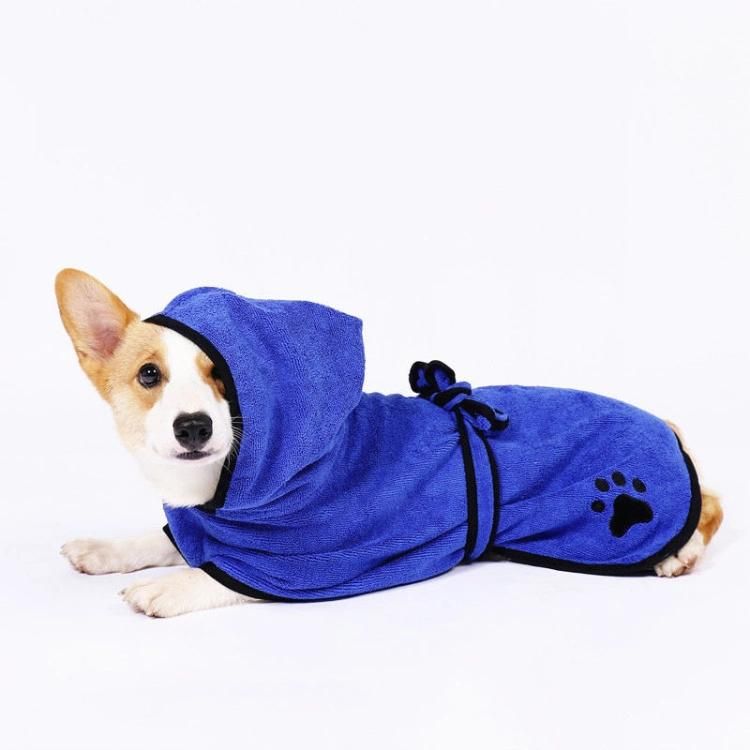 Pet Supplies Towel Microfiber Soft Absorbent Pet Bathrobe