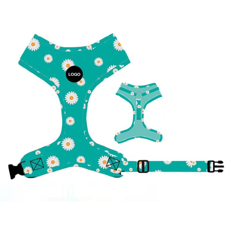 Adjustable Best Selling Pet Accessories Personalized Sublimation Dog Harness Custom