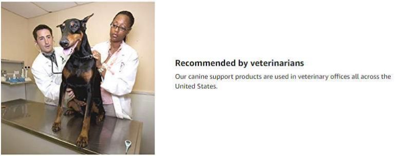 Veterinarian Approved Dog Canine K9 Sling Lift Adjustable Straps Support Harness