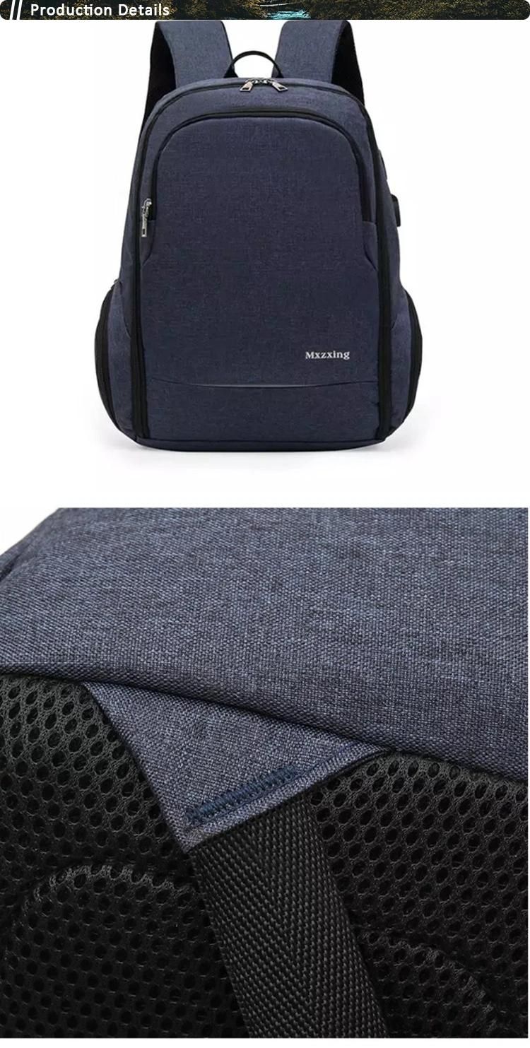 Polyester Fabric Custom Logo Laptop Backpack