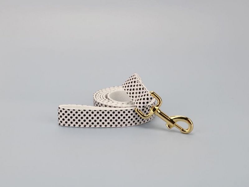 DOT Pattern Custom Dog Collar with Metal Buckle
