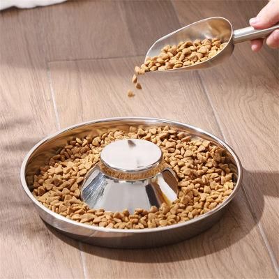 High Quality Dog Food Bowl Stainless Slow Dog Feeder Durable Big Dog Bowl