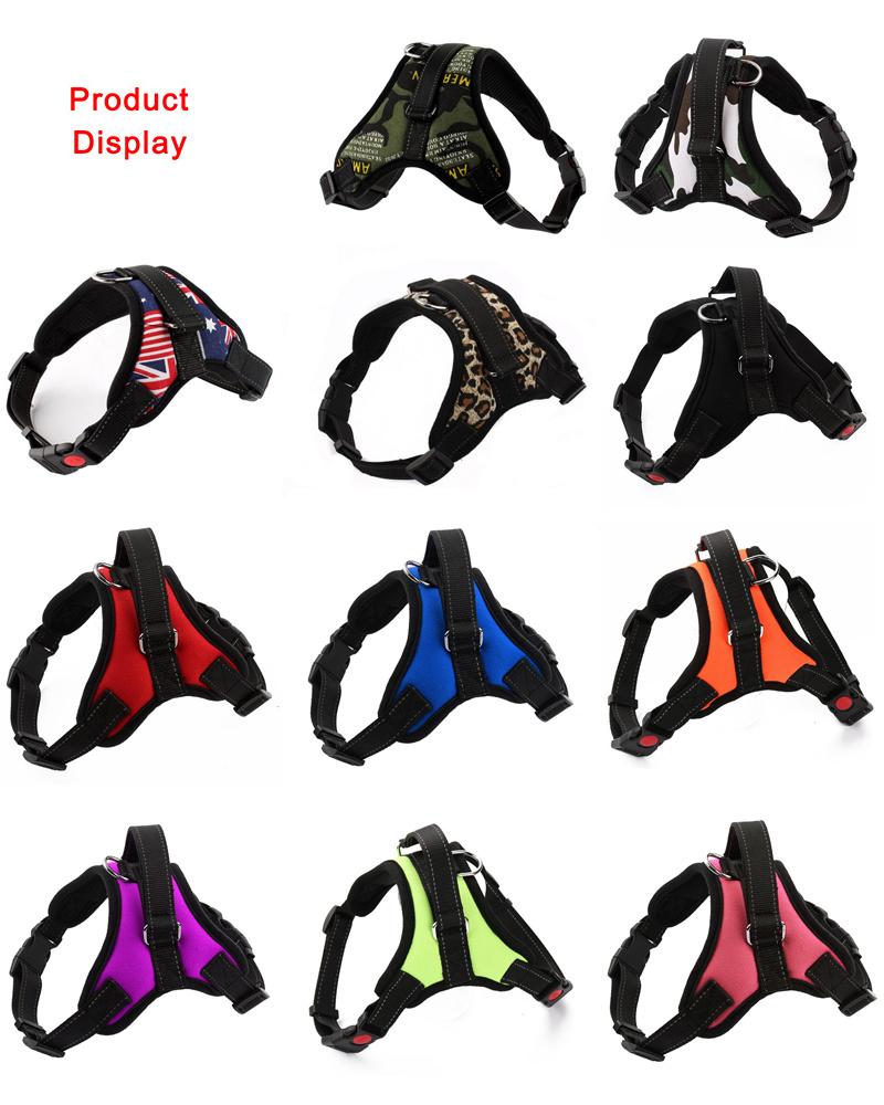 Nylon Heavy Duty Dog Pet Harness Adjustable Vest Pet Products