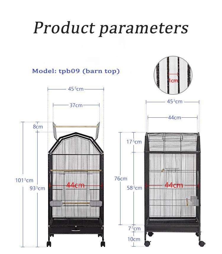 Wholesale Large Metal Vintage Pet Bird Breeding Cage