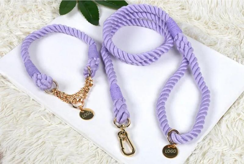 Hot Sell Handmade Cotton Rope Lead with Small MOQ and Fast Delivery