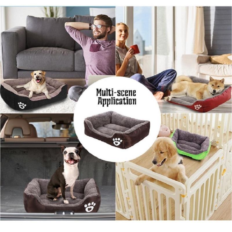 Double Sided Multi-Purpose Plush Pet Bed Dog Nest