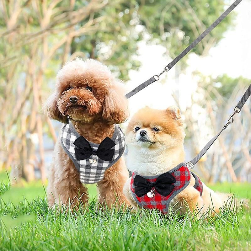 No Pull Soft Mesh Lining Pet Harness with Leash Set