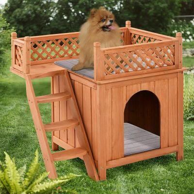 Wholesale Wooden Room Pet Dog House Shelter with Stairs