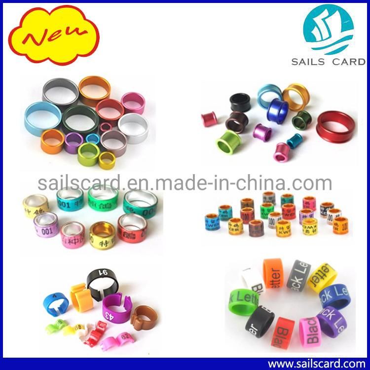 Personalized 10 Color Open Pigeon Clip Rings for Racing Pigeon
