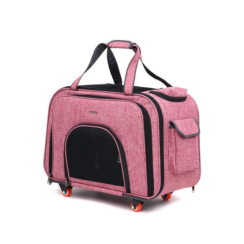 Folding Expandable Outdoor Pet Dog Cat Bag Multi-Purpose Luggage Backpack