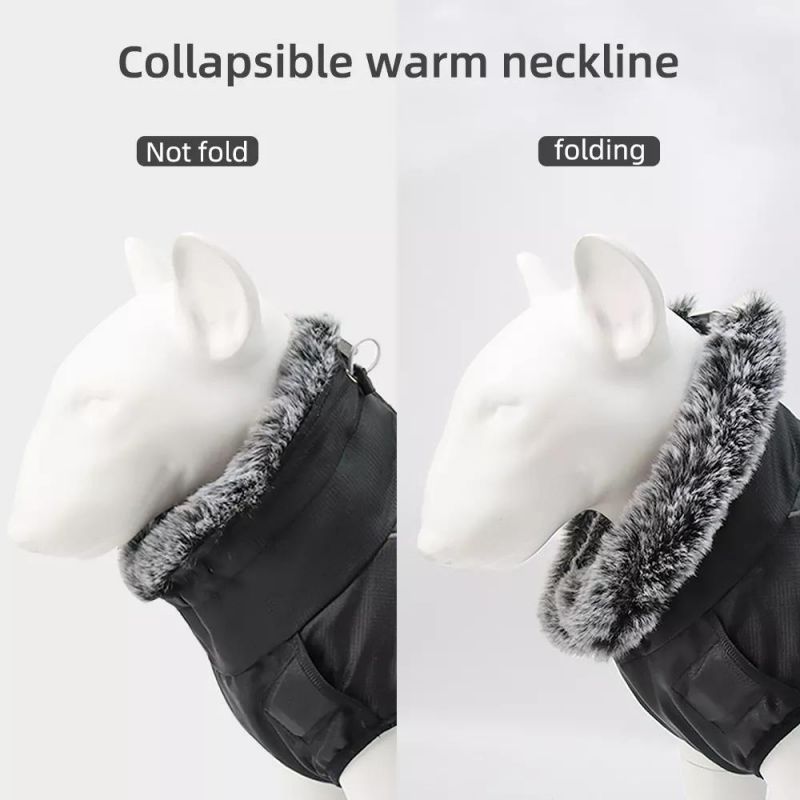 High Quality Waterproof Keep Warm Pet Clothes Winter Cotton Vest Dog Padded Jacket Coats