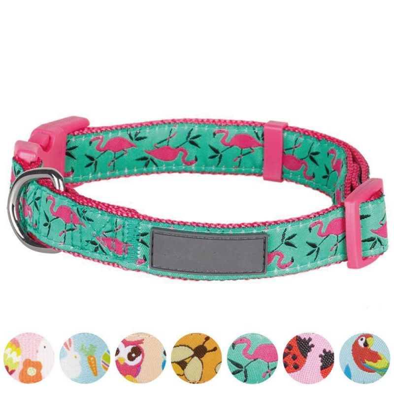 Statement Collection Dog Collars with Awesome Small Animal Prints