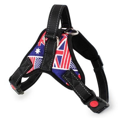 Manufacturer Wholesale Reflective Breathable Multi-Design Big Pet Dog Harness/Factory Price/Customized
