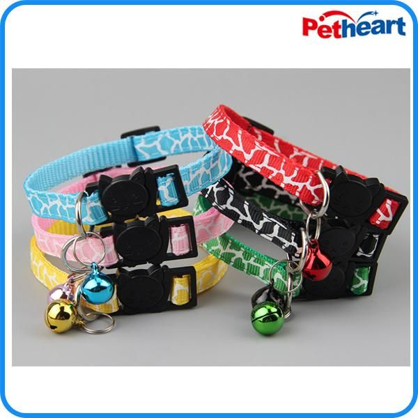 Pet Product Supply Nylon Dog Cat Collar with Bell