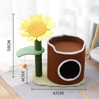 Wholesale Sunflower Multi Style Cat House Pet Supplies