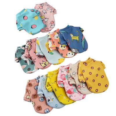 Cute Print Small Dog Hoodie Coat Pet Cloth Sweatshirt Puppy Cat Pullover Dog Cloth