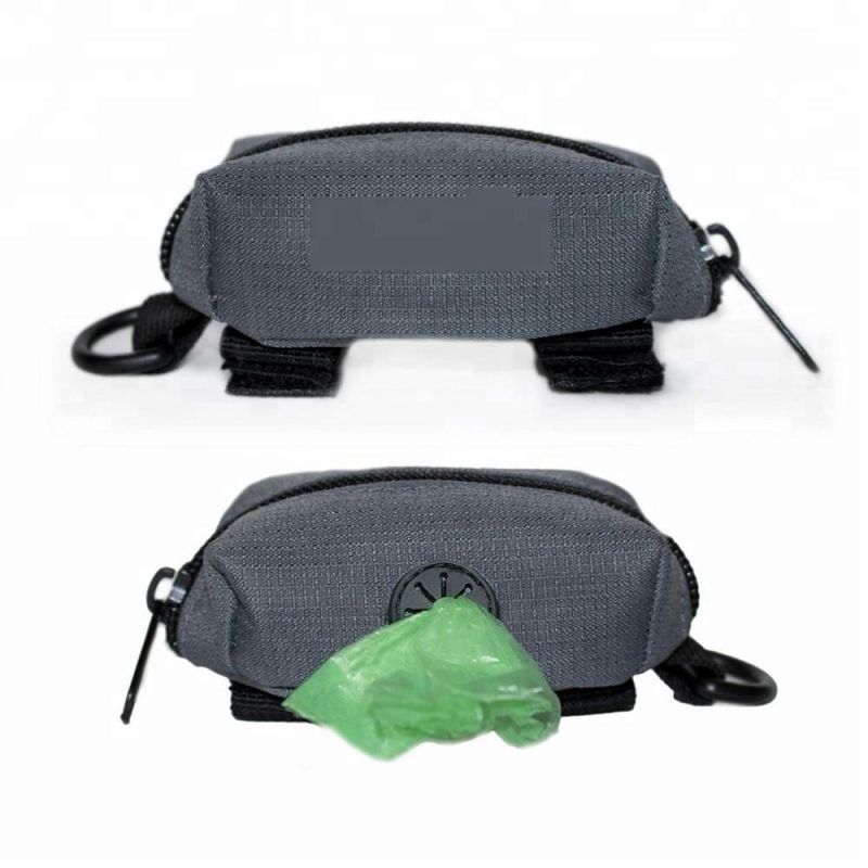 Wholesale Durable Dog Waste Bag Holder Pet Poop Bag Dispenser with Zipper Dog Leash with Poop Bag