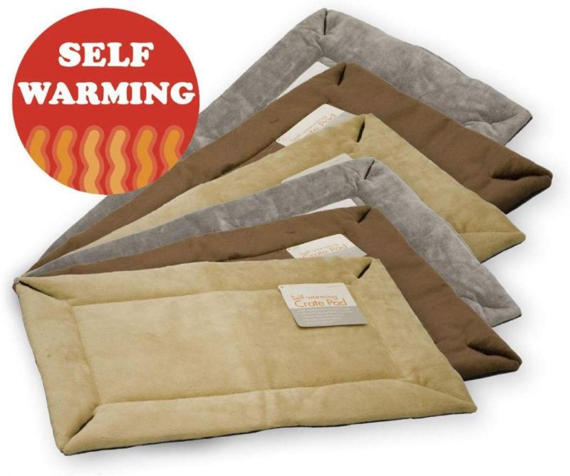 Self-Warming Dog Crate Pad Available in 6 Sizes and 3 Colors