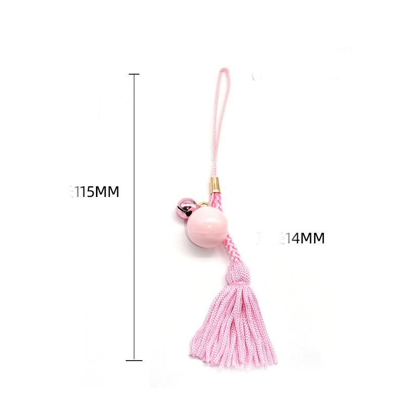 DIY Jewelry Accessories Cartoon Pet Animal Bell Ornament Metal Crafts with Lanyard Animal Bell