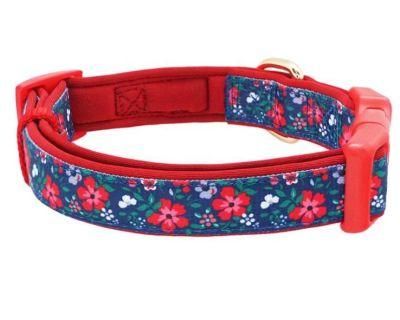 All Seasons Customized Logo Printed Polyester Dog Collar Wholesale