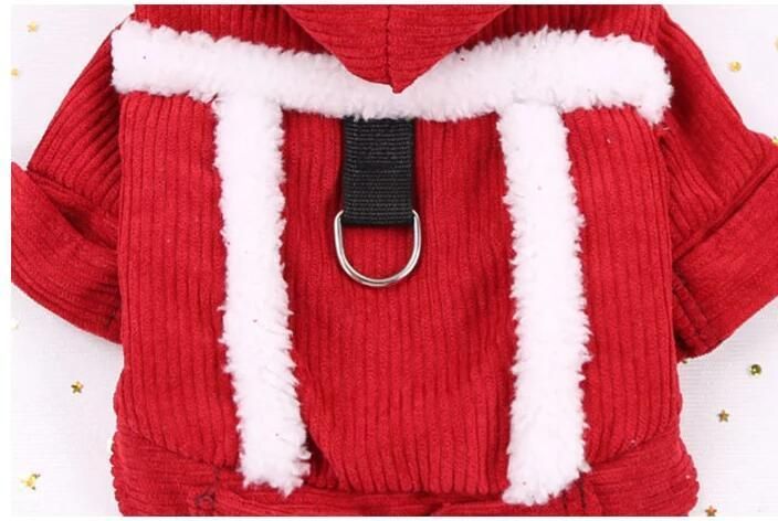 Double Layer Thickened Warm Corduroy Comfortable Cotton Cat Pet Clothes