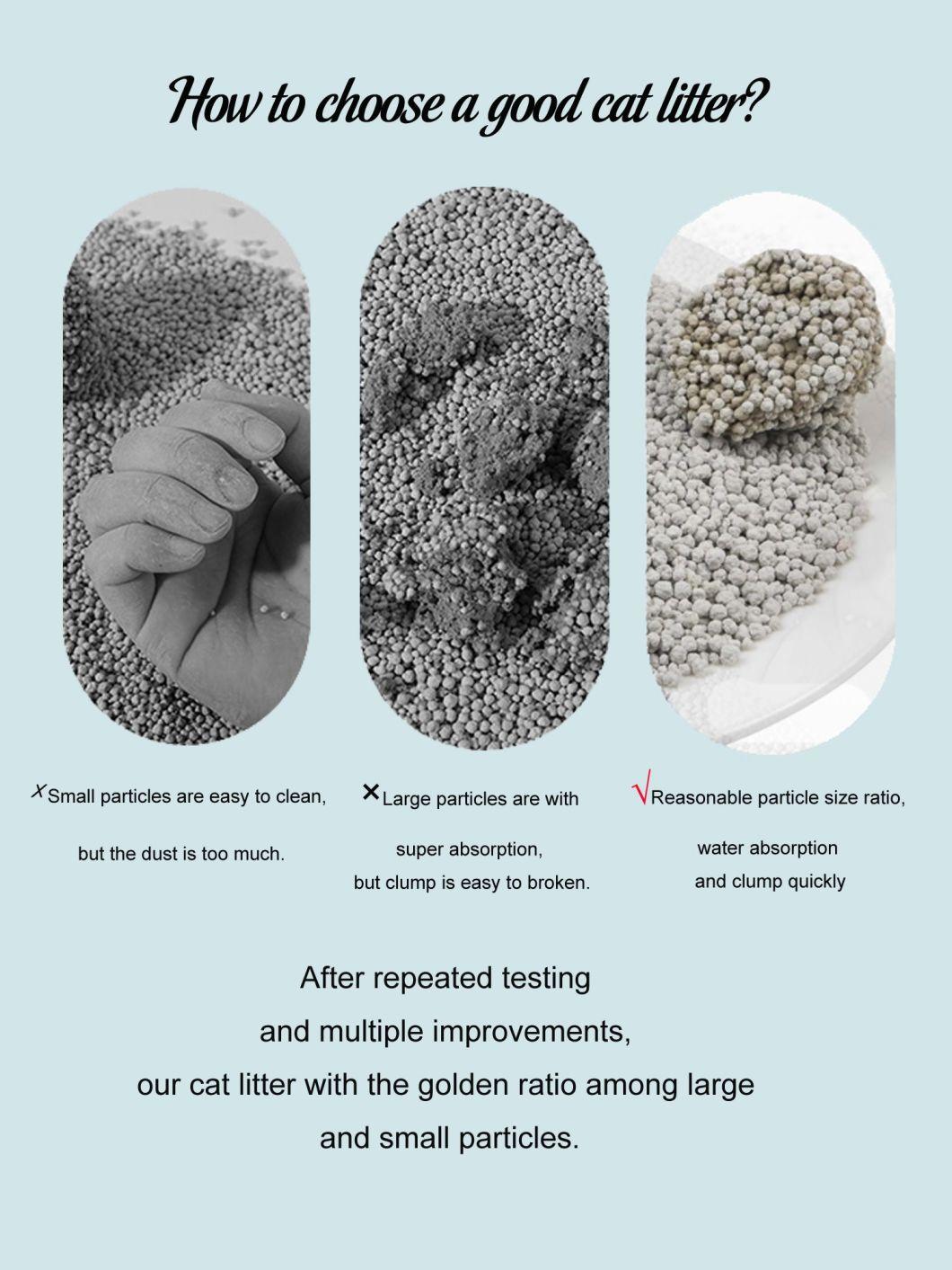 1-2mm Ball Shape Bentonite Cat Litter