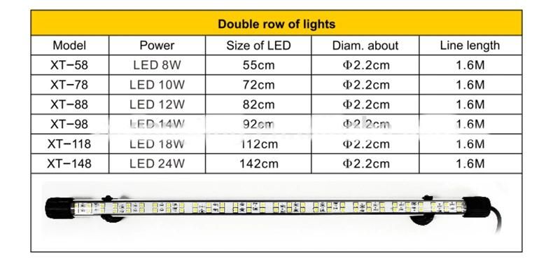 8W LED Aquarium Diving Light for Corals