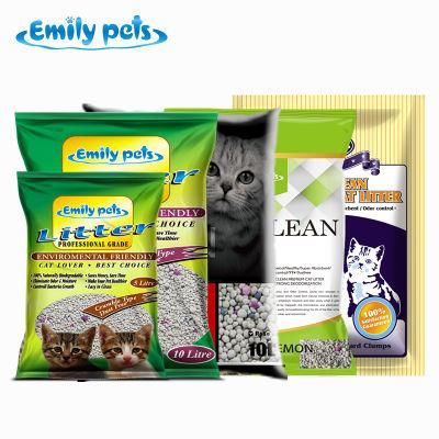 Emily Pets Produce Clumping Natural Bentonite Cat Litter Pet Product