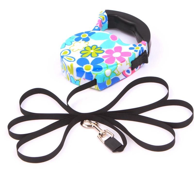 Personalised Retractable Ribbon Pet Training Dog Leash Retractable