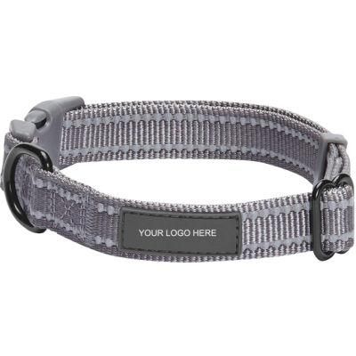 2019 Factory Wholesales Reflective Adjustable Classic Solid Color Dog Collar