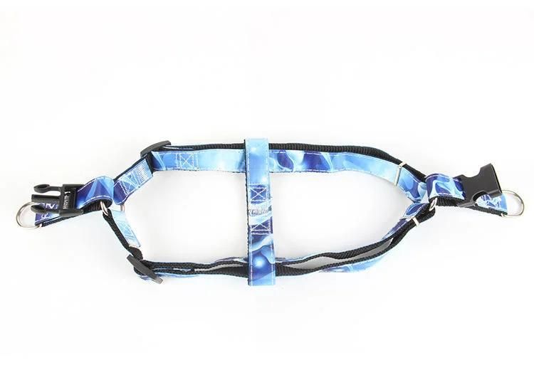 Manufacturers Wholesale Custom Fabric Print Patented Neoprene Reversible Comfort Dog Harness