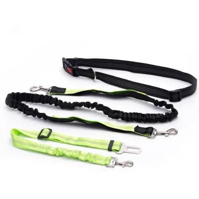 Adjustable Multi-Colors Nylon Pet Dog Leashes Harness and Leash Rope Nylon Pet Dog Seat Belt for Dogs Adjustable Pet