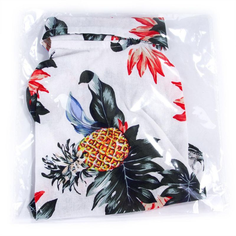 Spring and Summer Hawaiian Print Shirt Small and Medium Teddy Shiba Inu Pet Clothes