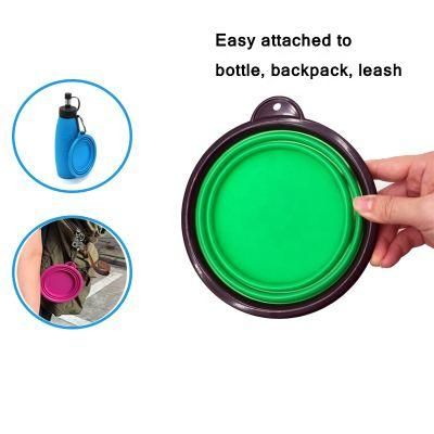 Cat Food Water Feeding Travel Silicone Pet Bowl