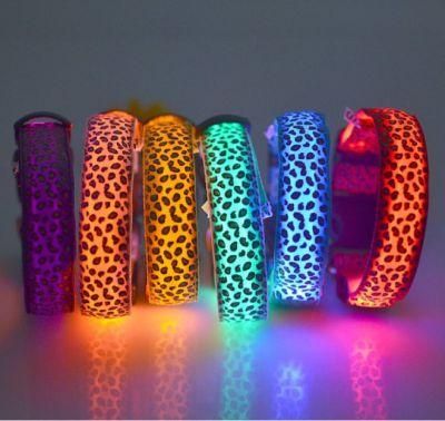 Hot Selling Factory Direct Sale LED Flashing Pet Collar Glowing Dog Collar for Safety Walking Pet and Against Pet Lost