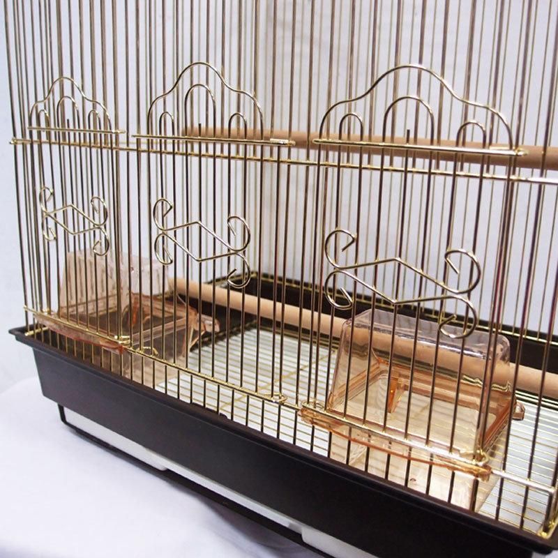 Good Quality Bird Cage with Gold Color Plating