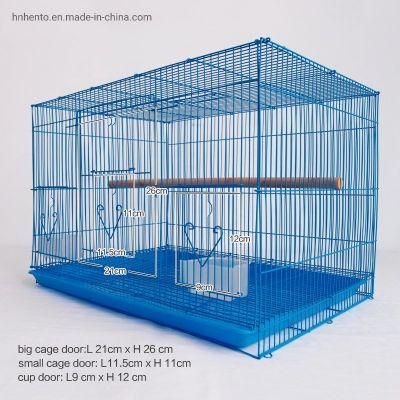 Custom Wholesale Iron Wire Bird Cage Large Cage for Parrot The Most Popular Square Bird Cage and Panels in Vietnam