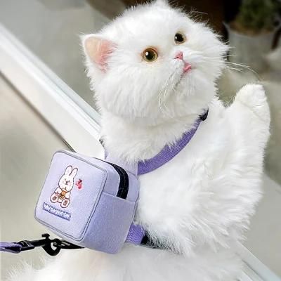 New Pet Traction Rope Free Cat Universal Vest Chest Strap Walking Cat Walking Dog Chain Harnesses