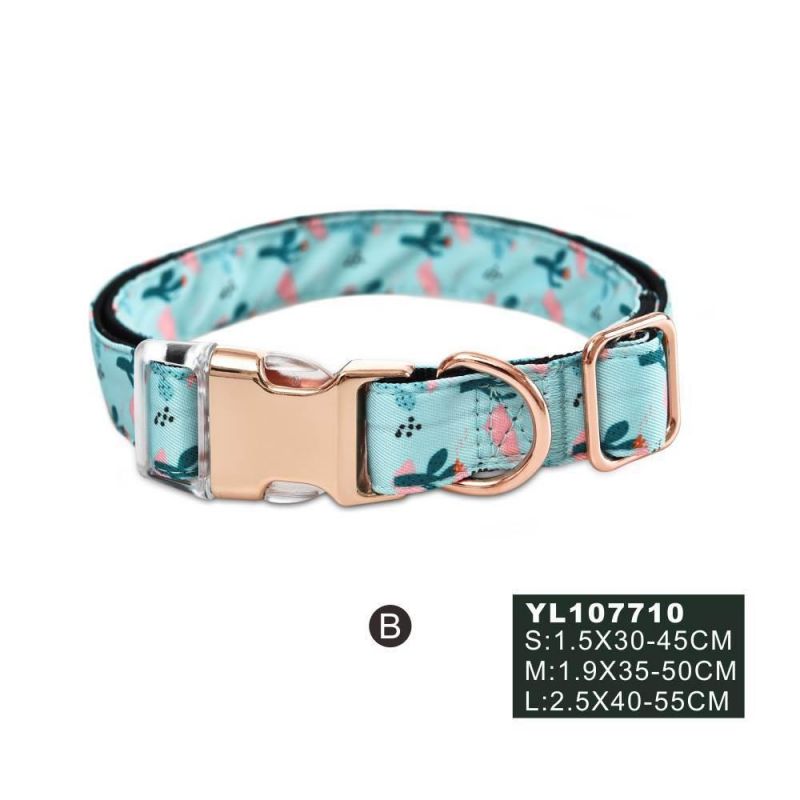Free Design Eco-Friendly Soft Nylon Custom Printed Dog Collar Package Wholesale